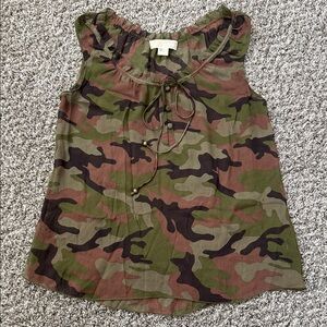 Michael Kors Camouflage Blouse